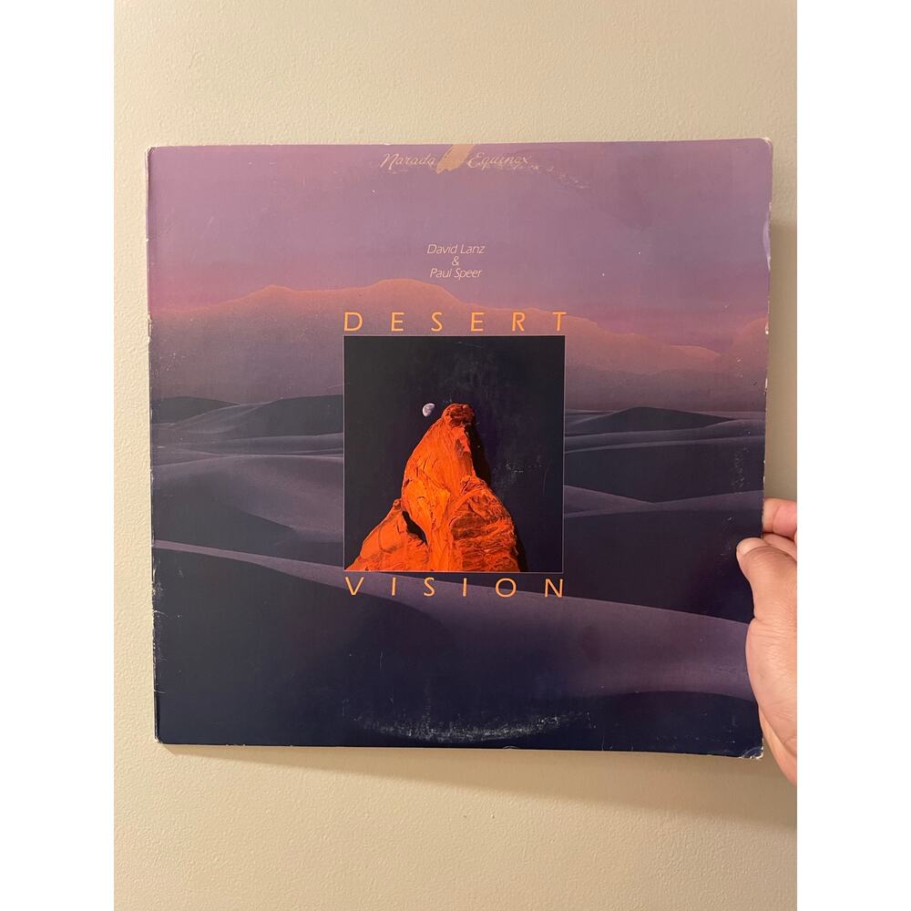 David Lanz / Paul Speer - Desert Vision LP ambient new age